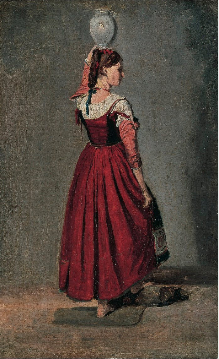 Italienne - Jean-Baptiste Camille Corot