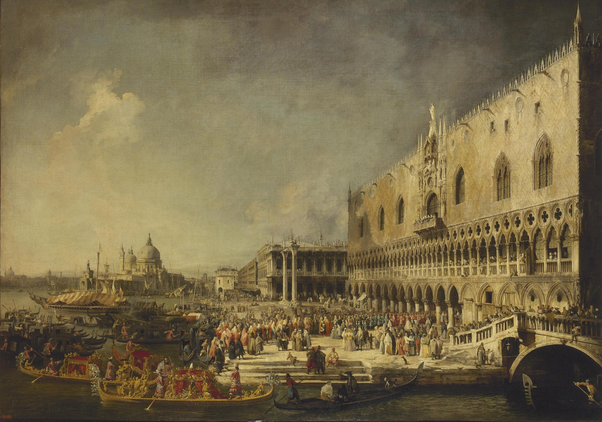 L'Arrivée de l'Ambassadeur français à Venise - Canaletto