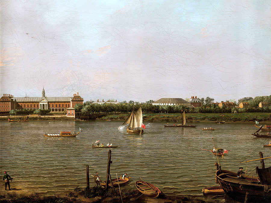 Chelsea College, La Rotonde, Ranelagh House et la Tamise - Canaletto