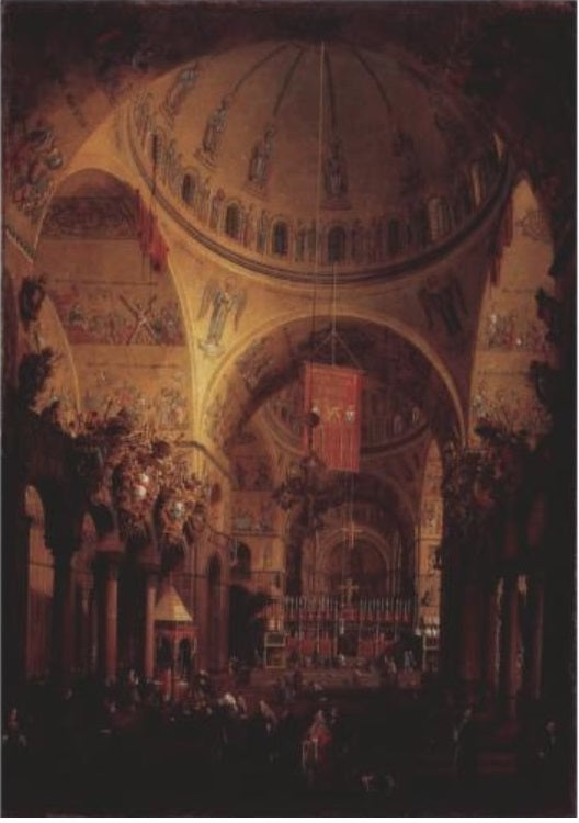 Intérieur de San Marco, Venise - Canaletto