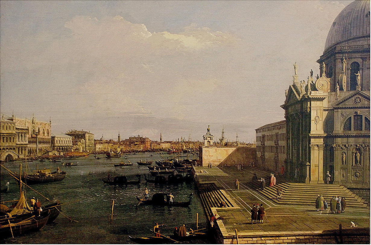 Santa Maria della Salute et la Riva degli Schiavoni, Venise - Canaletto