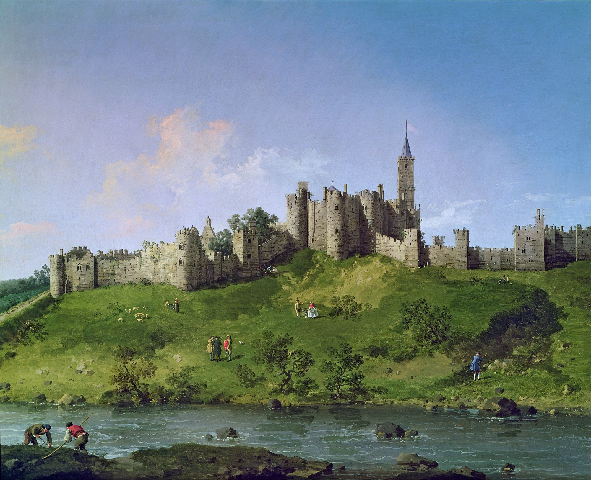 Le Château d'Alnwick - Canaletto