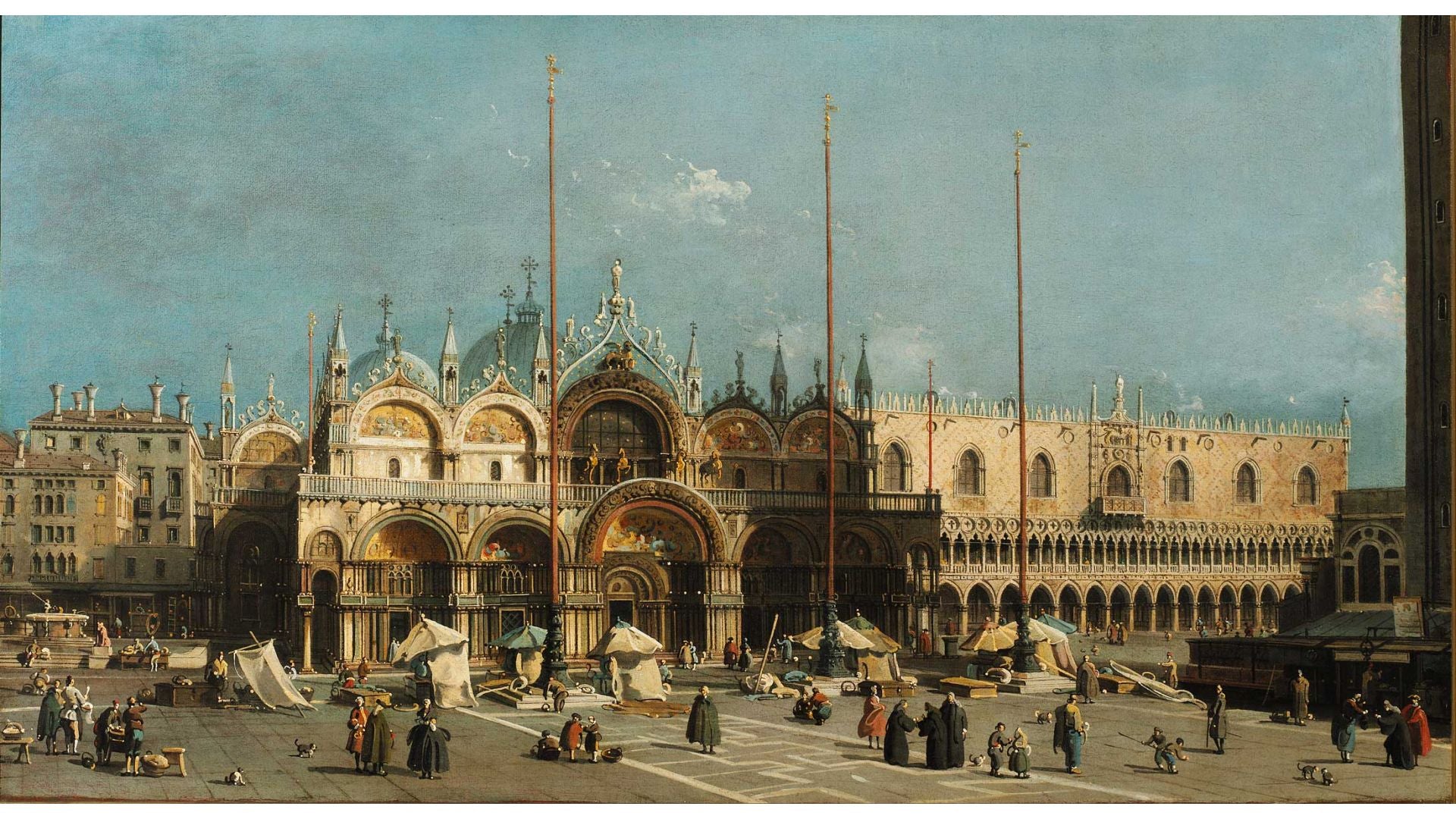 La place Saint-Marc à Venise - Canaletto