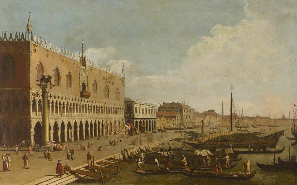 Palais Ducale et Riva degli Schiavoni, Venise - Canaletto