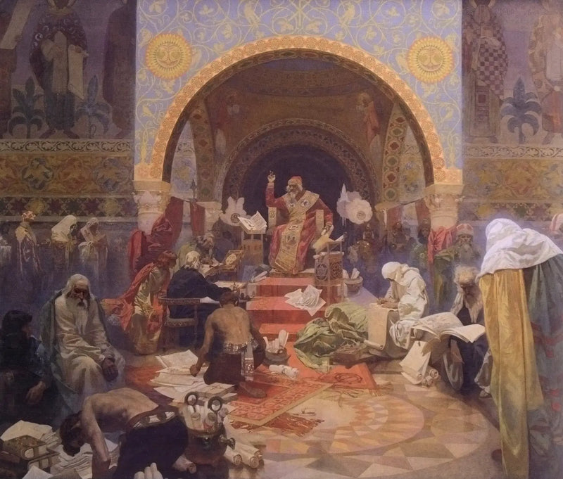 Siméon, bulgarsk tsar - Alphonse Mucha
