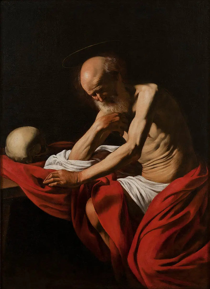 Sankt Hieronymus i meditasjon - Caravaggio