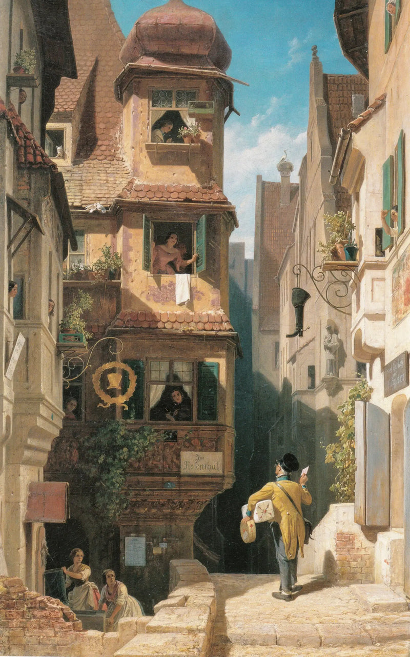Postmannen ved Rosenthal - Carl Spitzweg
