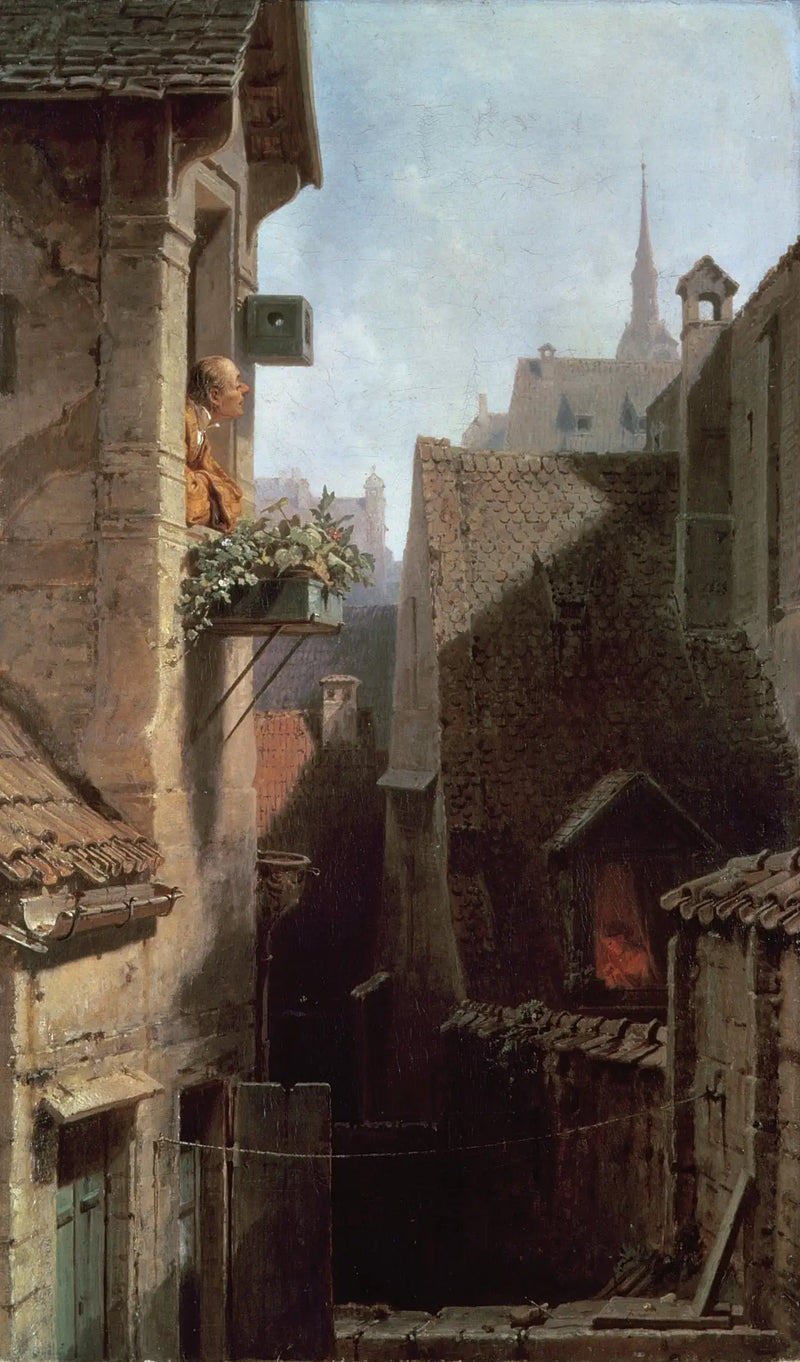 En hypokonder - Carl Spitzweg