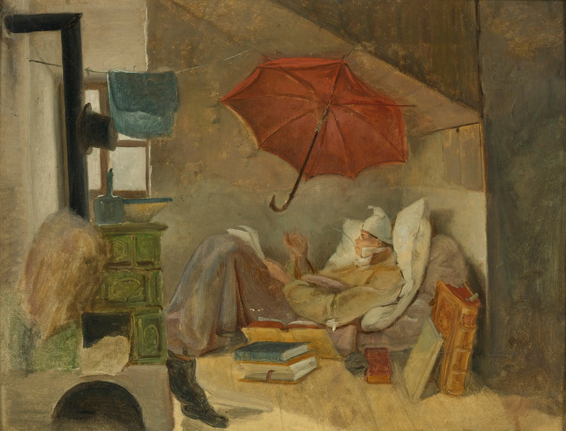 Den Fattige Poeten - Carl Spitzweg