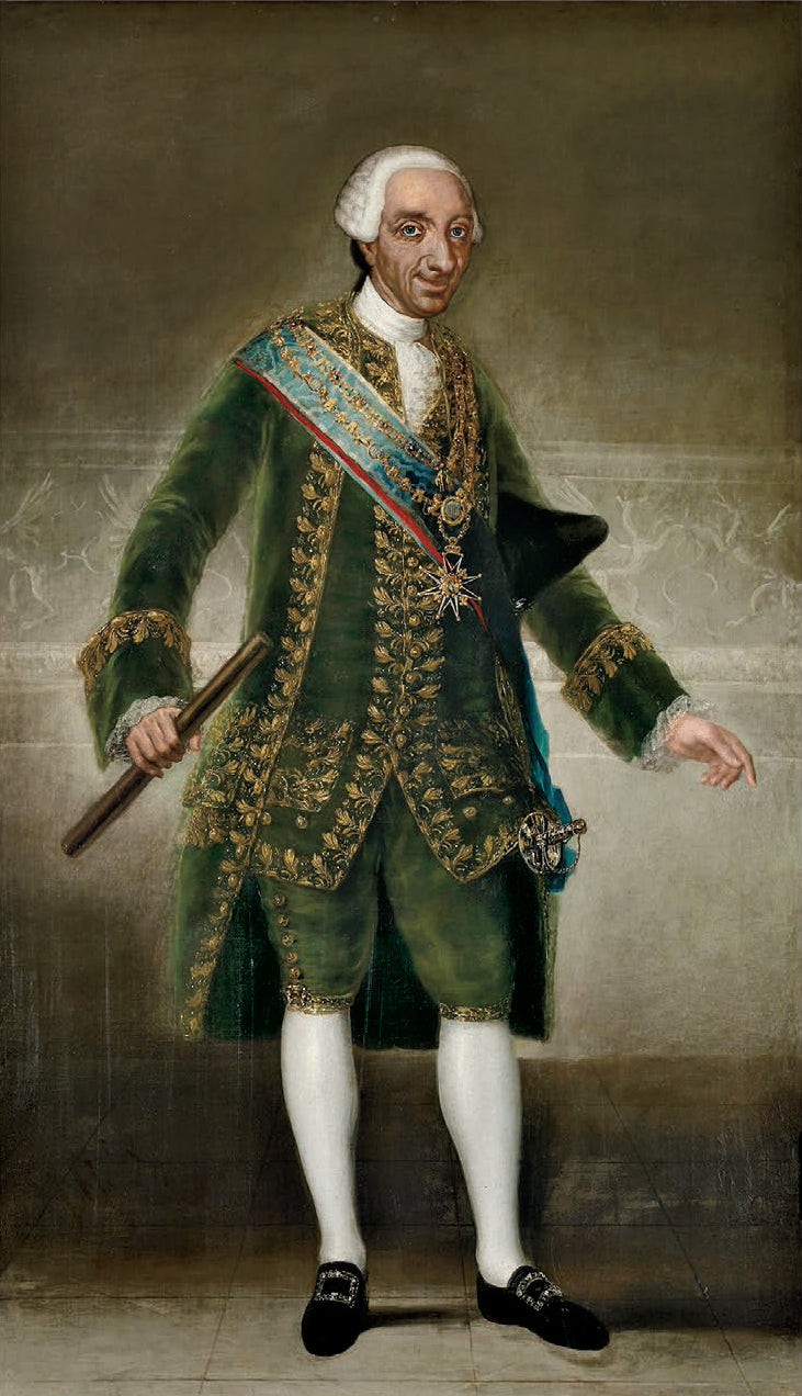 Reproduction du tableau « Charles III d'Espagne - Francisco de Goya » par Alpha Reproduction en peinture à l’huile