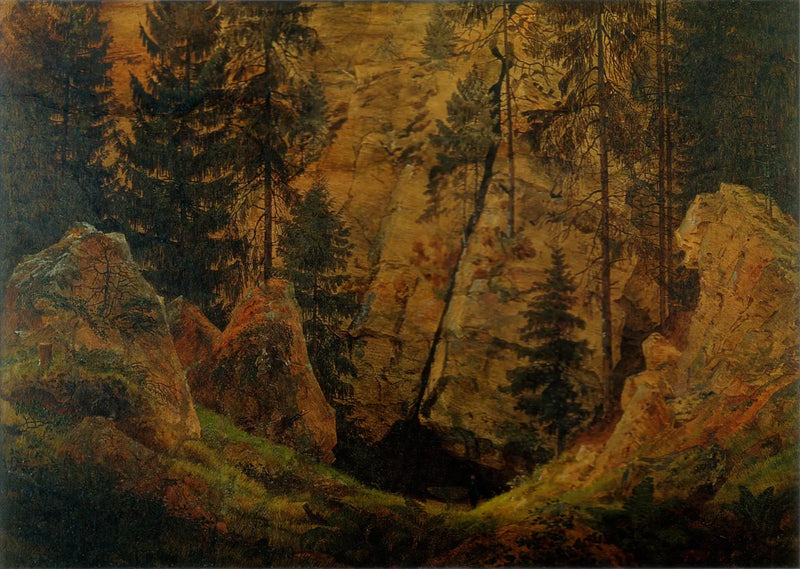 Fjelldal - Caspar David Friedrich