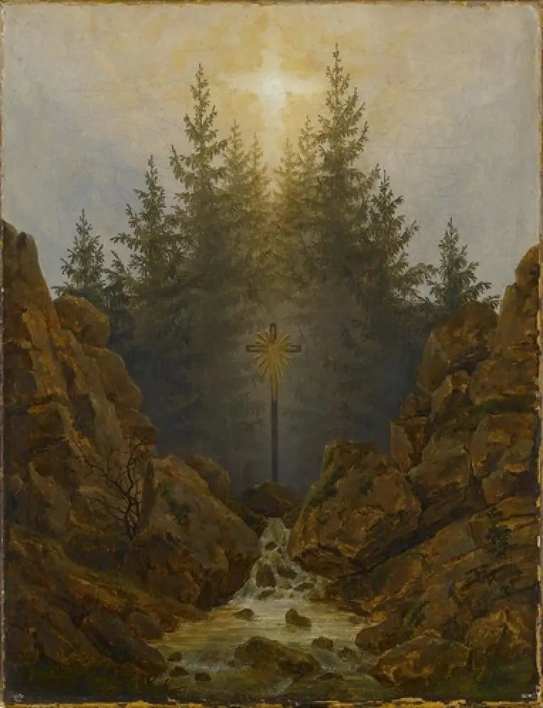 Kors i skogen - Caspar David Friedrich