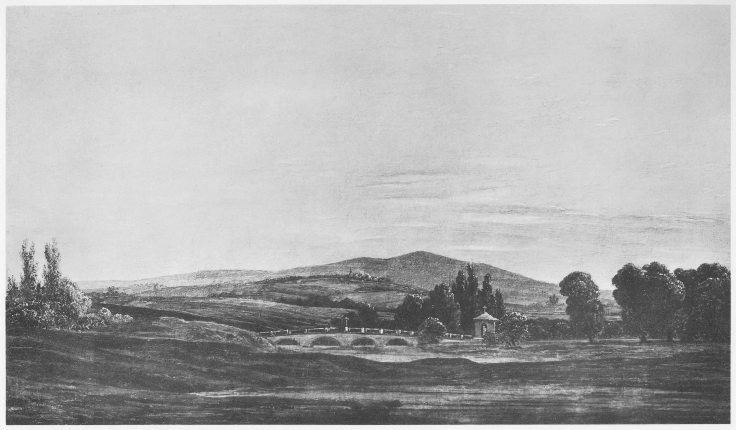 Reproduction du tableau « Paysage dans le massif des Géants - Caspar David Friedrich » par Alpha Reproduction en peinture à l’huile