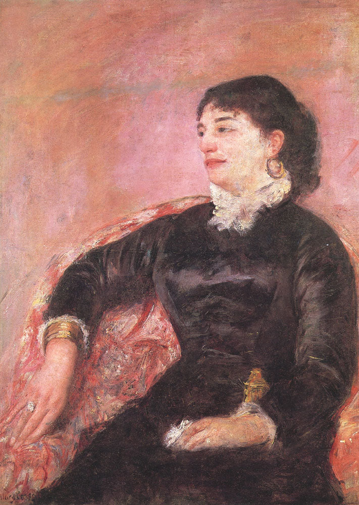 Portrait d’une dame italienne - Mary Cassatt