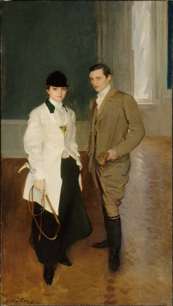 Frère et sœur : Charles Sumner Bird et sa sœur Edith Bird (Mme Robert Bass) - Cecilia Beaux