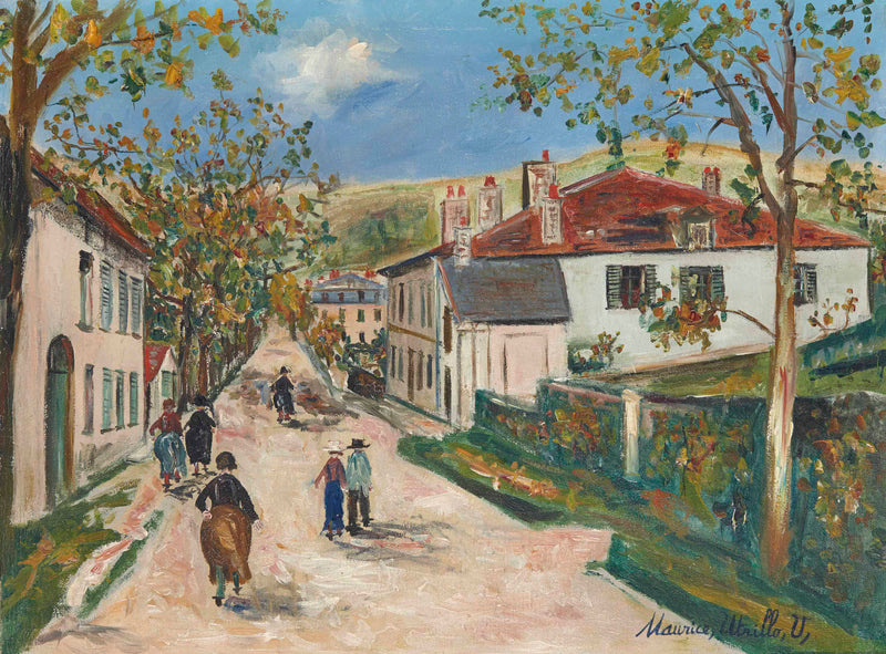 Châtillon-de-Michaille (1933) - Maurice Utrillo
