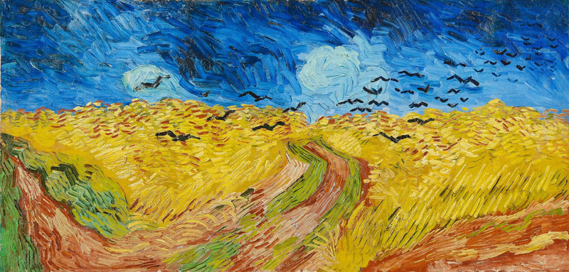 Kornåker med kråker - Vincent van Gogh