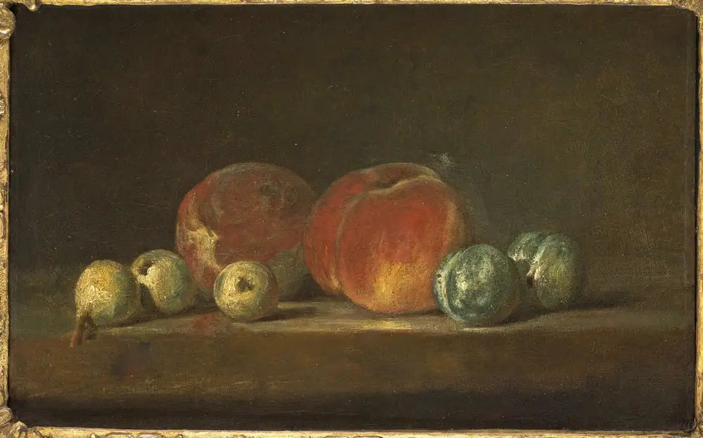 Pêches et Prunes - Jean Siméon Chardin - Alpha Reproduction
