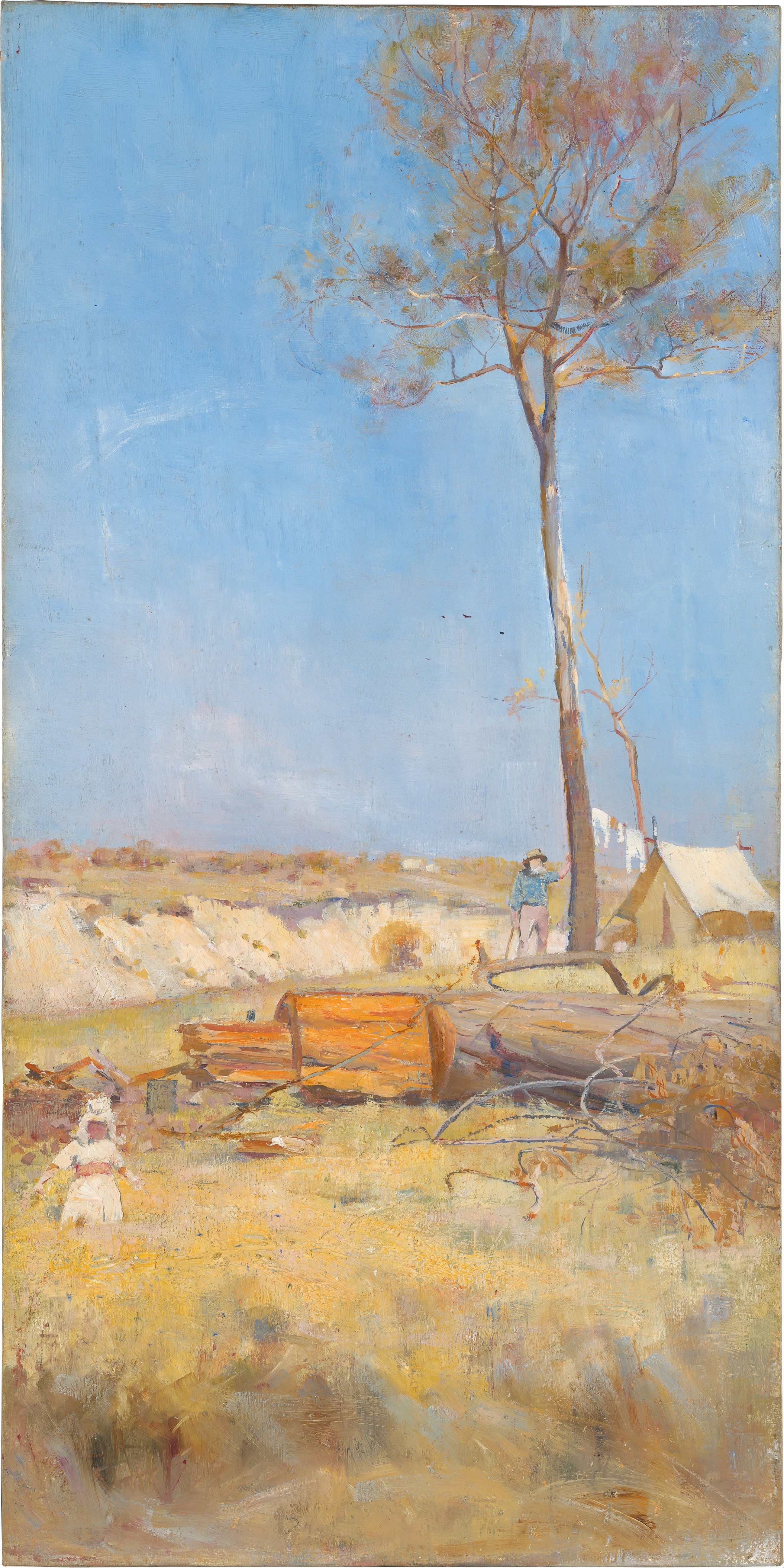 Sous le soleil du sud (Camp du bûcheron) - Charles Conder - Alpha Reproduction
