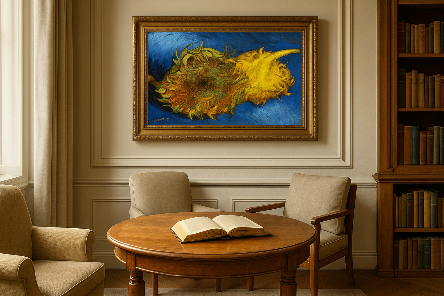 🌻 To kuttede solsikker – Vincent van Gogh (1887)