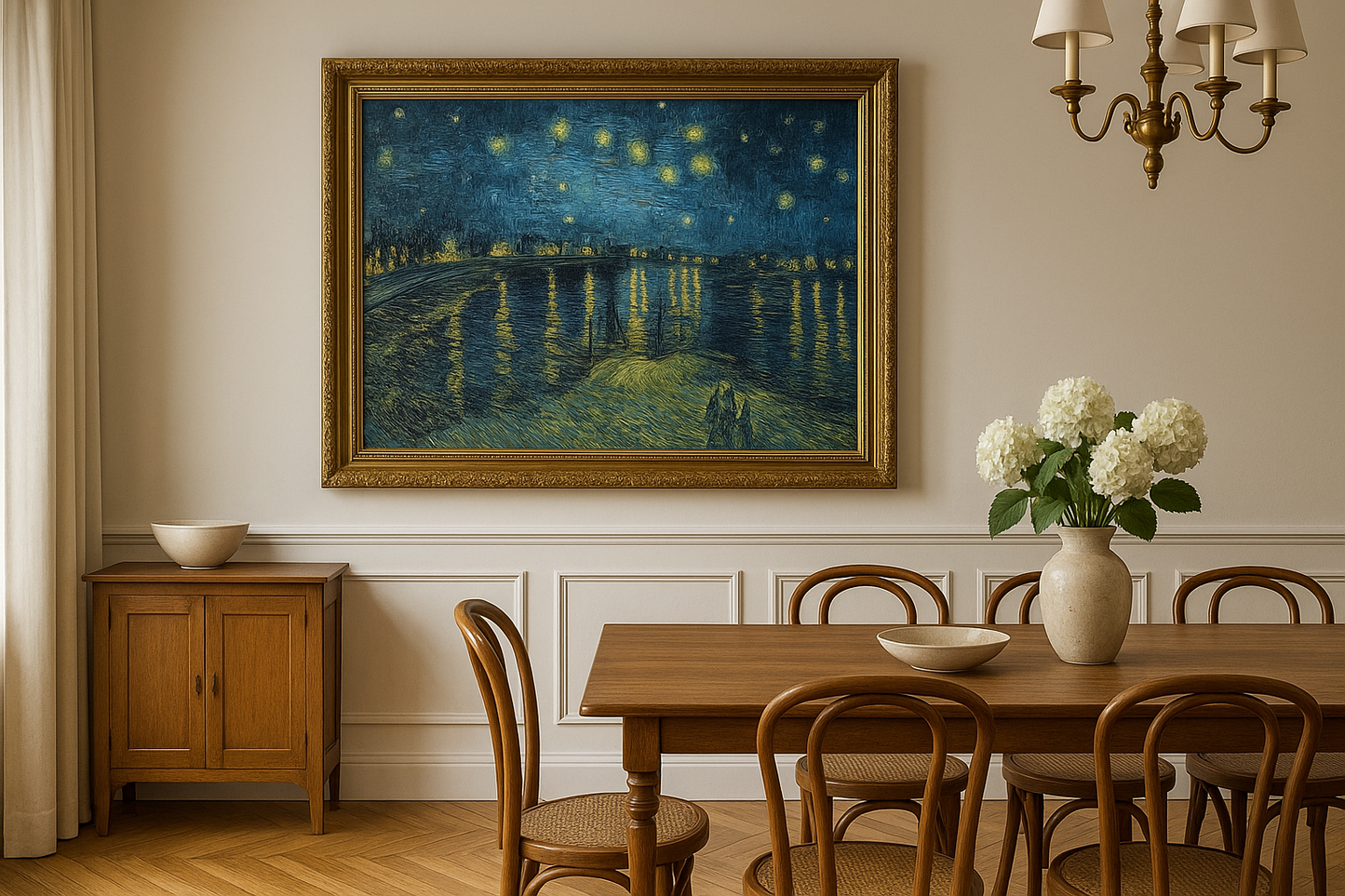 🖼️ Stjernenatt over Rhônen – Vincent van Gogh (1888)