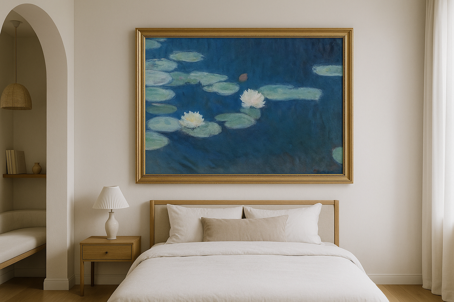 Nymfeas blå – Claude Monet (ca. 1906)