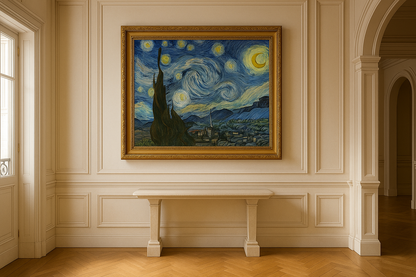 🌌 Stjernenatt – Vincent van Gogh (1889)