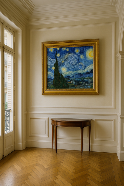 🌌 Stjernenatt – Vincent van Gogh (1889)
