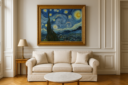 🌌 Stjernenatt – Vincent van Gogh (1889)