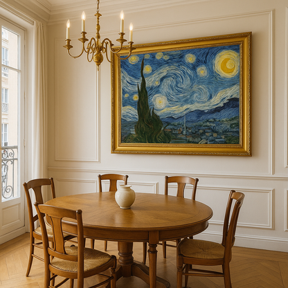 🌌 Stjernenatt – Vincent van Gogh (1889)