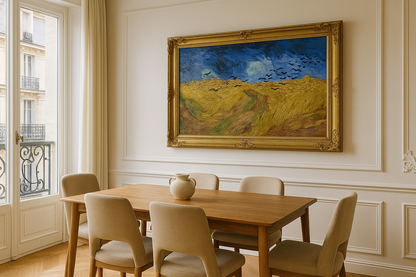 🖼️ Kornåkeren med kråkene – Vincent van Gogh (1890)