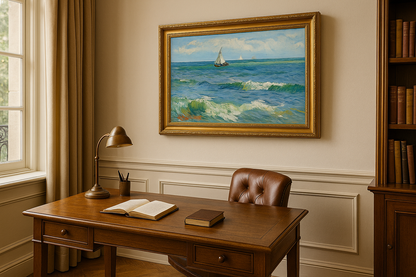 🌊 Havet ved Saintes-Maries-de-la-Mer – Vincent van Gogh (1888)