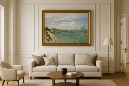 ⛵ Regattaer i Sainte-Adresse – Claude Monet (1867)