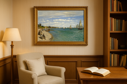 ⛵ Regattaer i Sainte-Adresse – Claude Monet (1867)