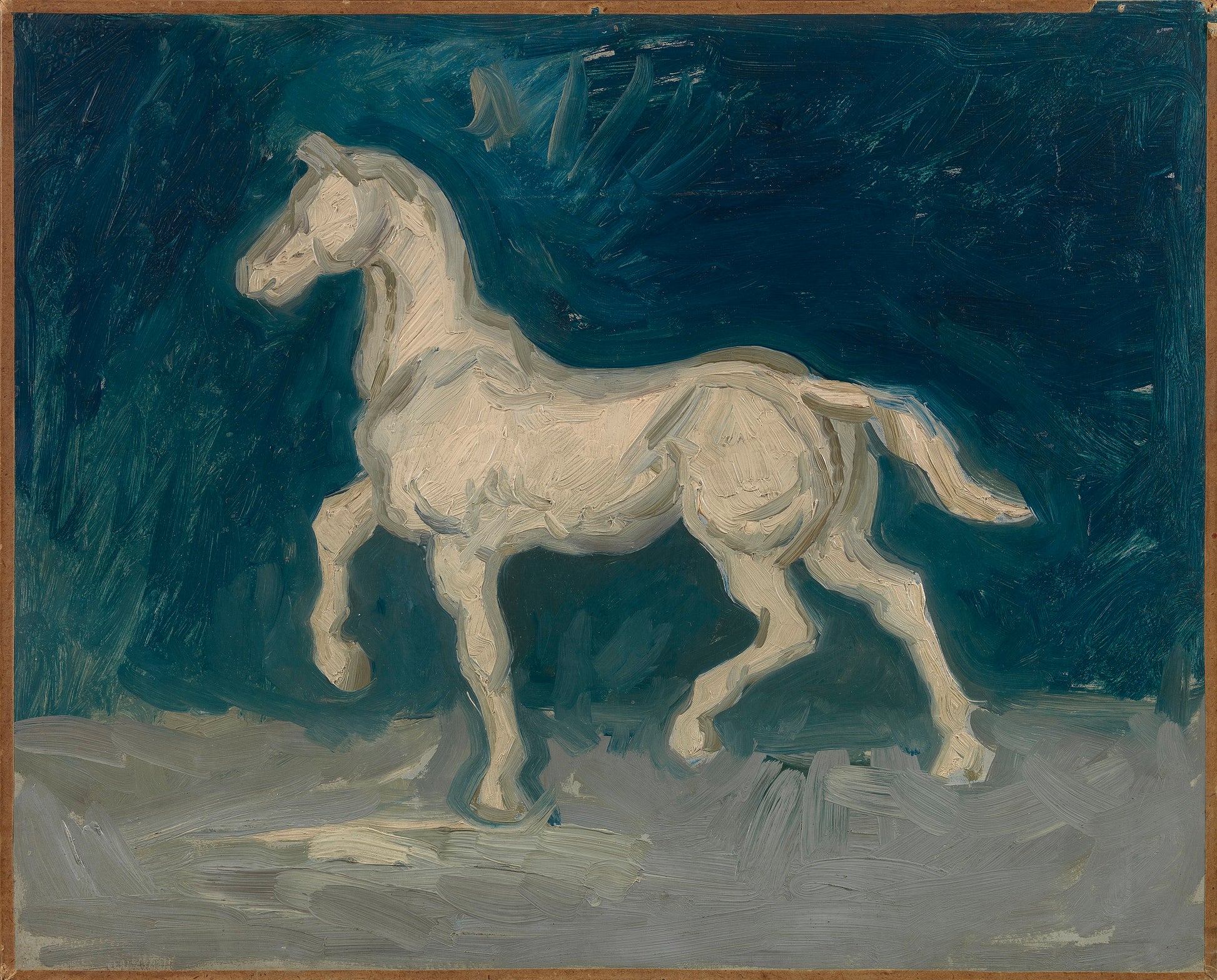 Reproduction du tableau « Cheval - Vincent van Gogh » par Alpha Reproduction en peinture à l’huile