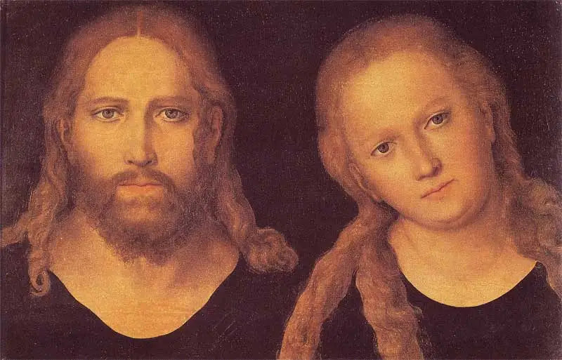 Christ et Marie - Lucas Cranach the Elder - Alpha Reproduction