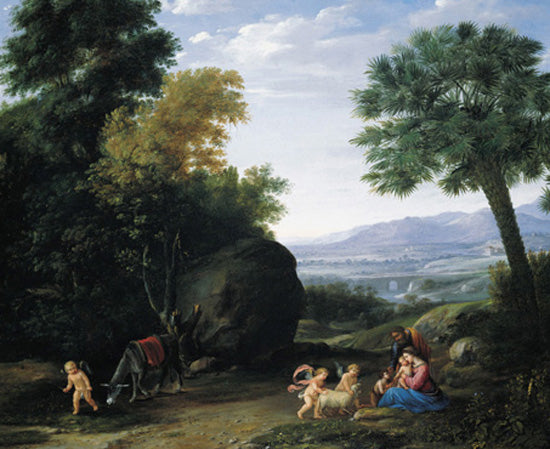 Repos pendant la fuite en Égypte - Claude Lorrain