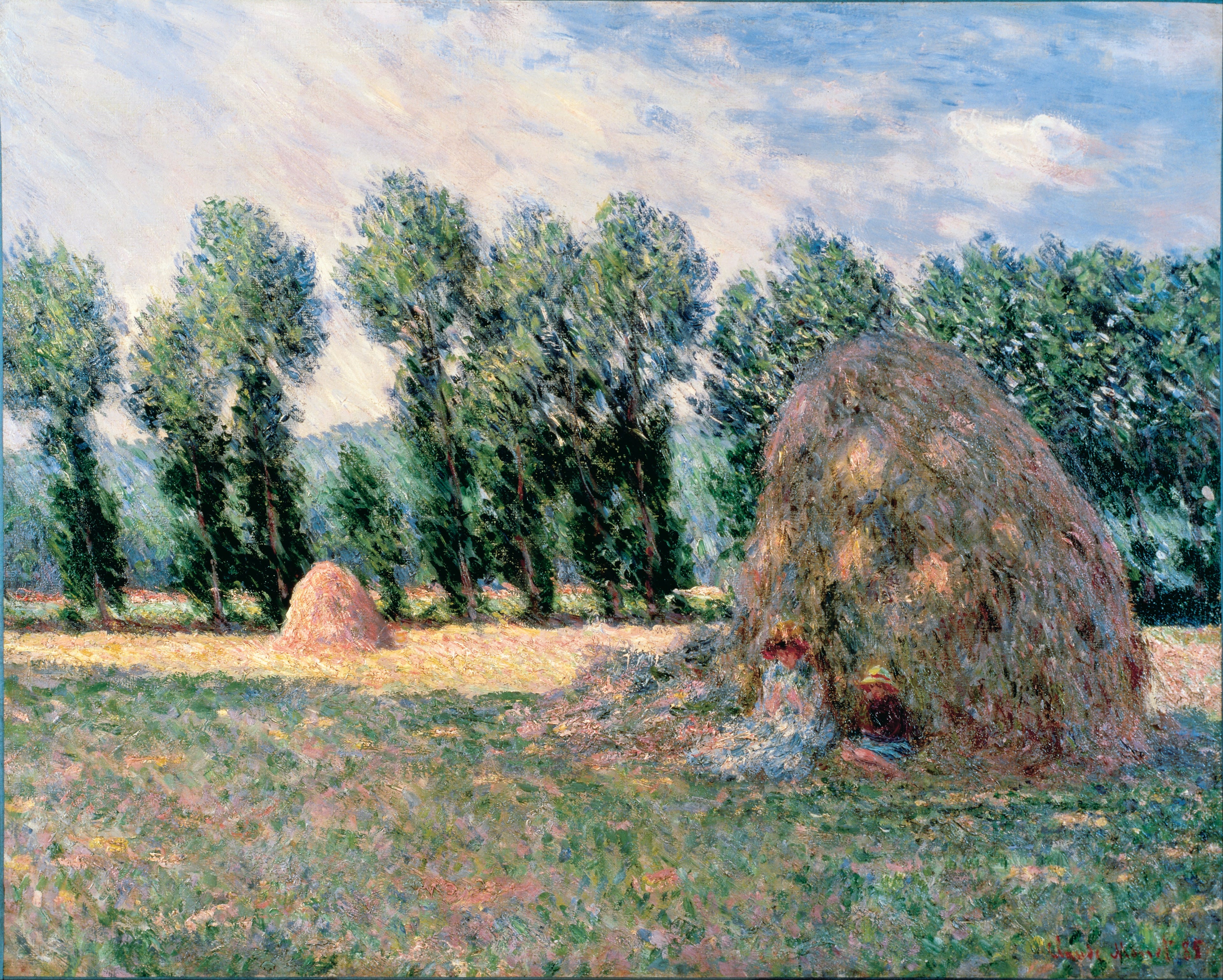 Reproduction du tableau « Les étagères - Claude Monet » par Alpha Reproduction en peinture à l’huile