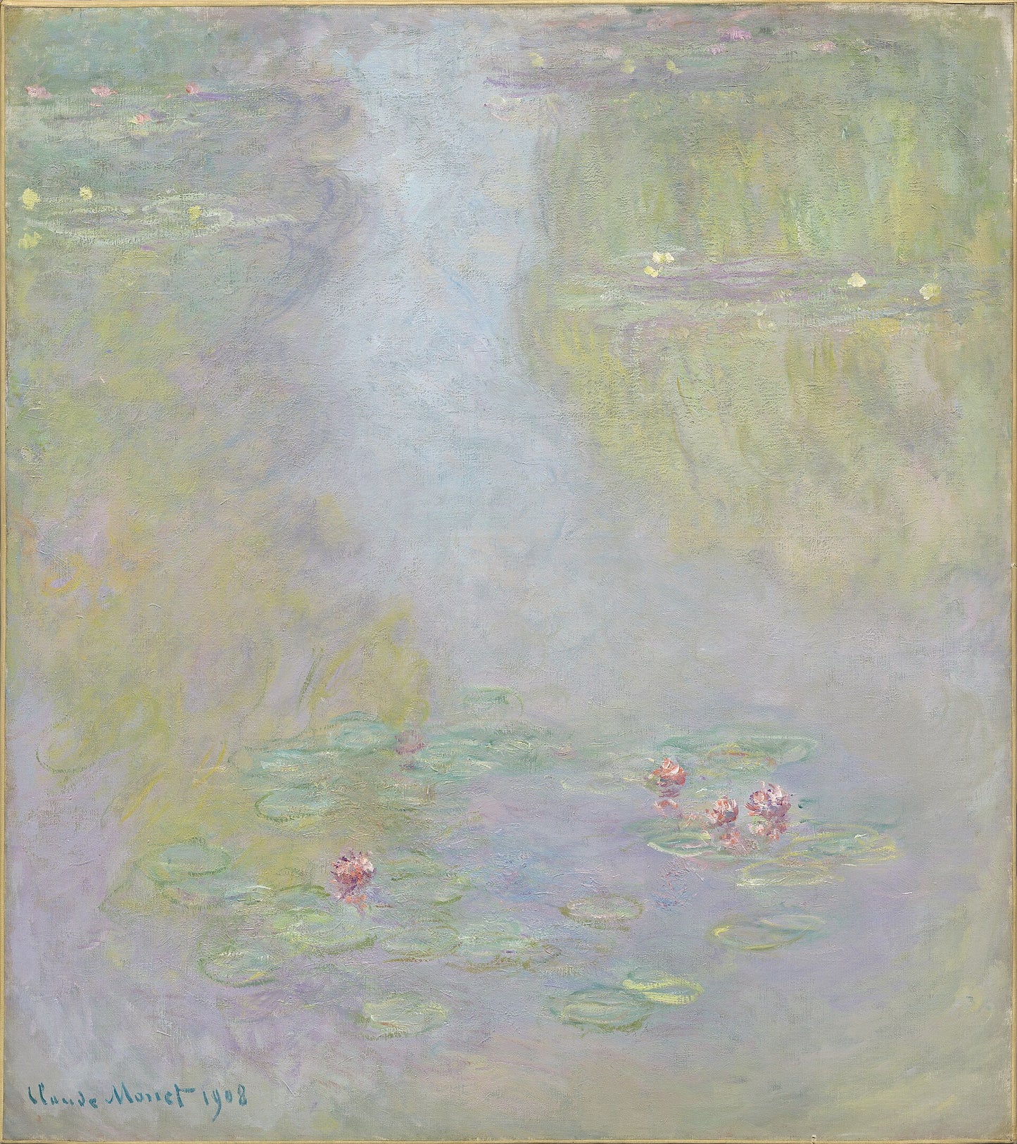 🎨 Nymphéas – Tåke og mykhet, Claude Monet, 1908