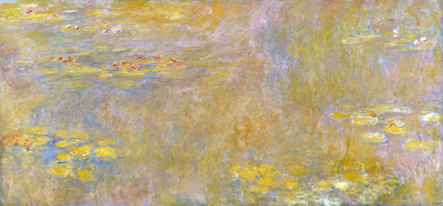 🌞 Gule og rosa vannliljer – Rundt 1920