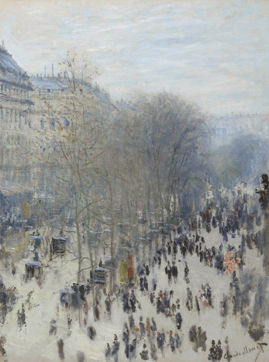 Boulevard des Capucines - Maleri Monet