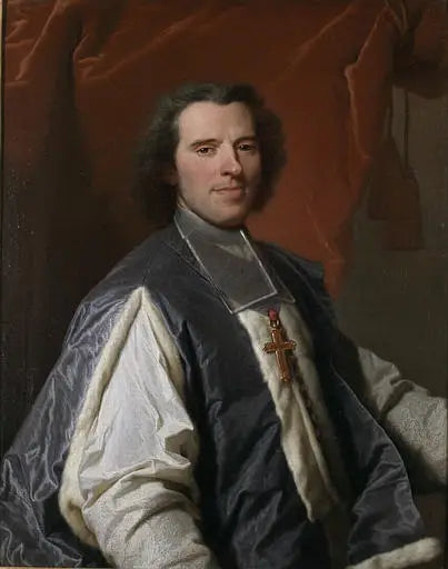 Portrett av Claude de Rouvroy de Saint-Simon, biskop av Metz - Hyacinthe Rigaud