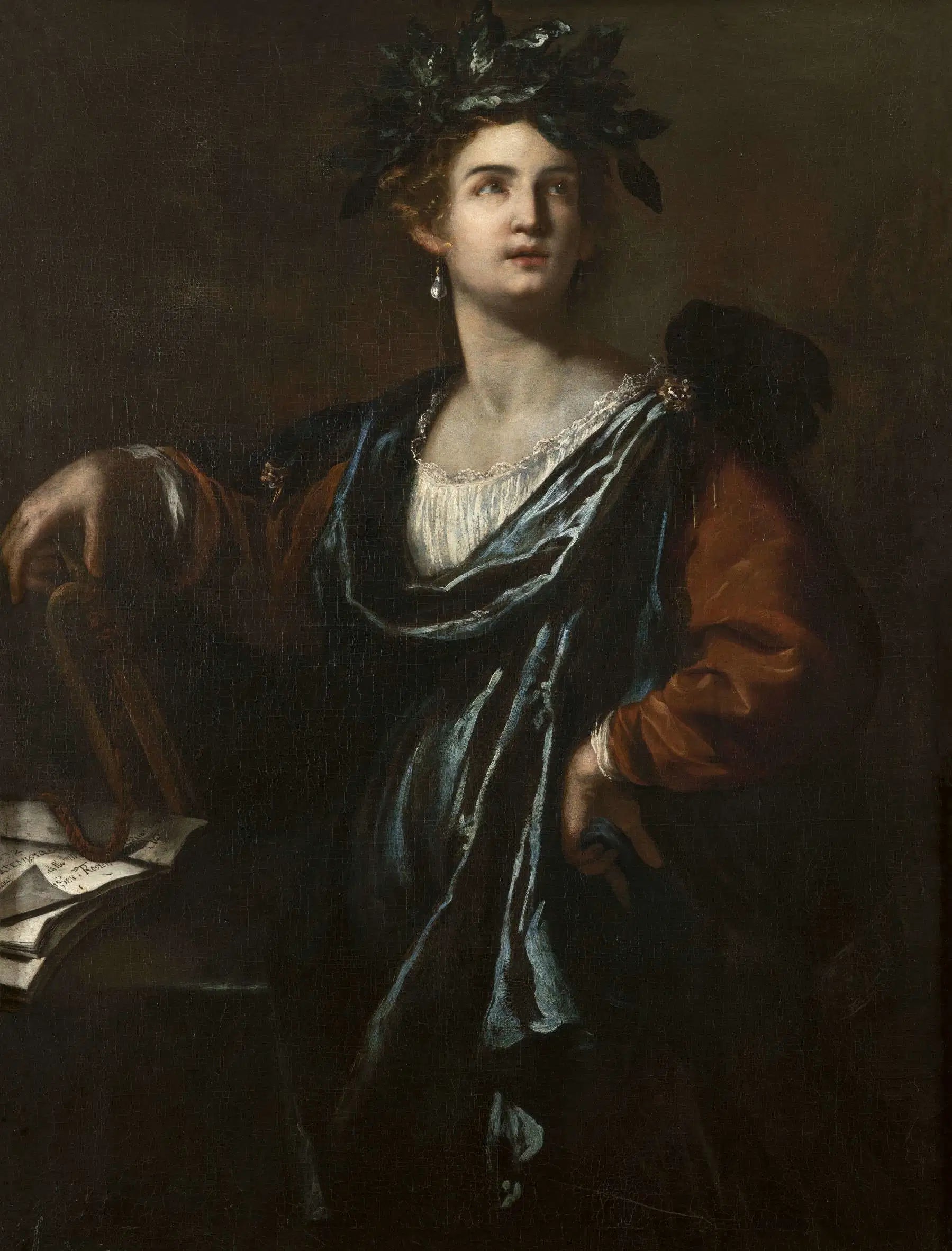 Clio, muse de l'Histoire - Artemisia Gentileschi