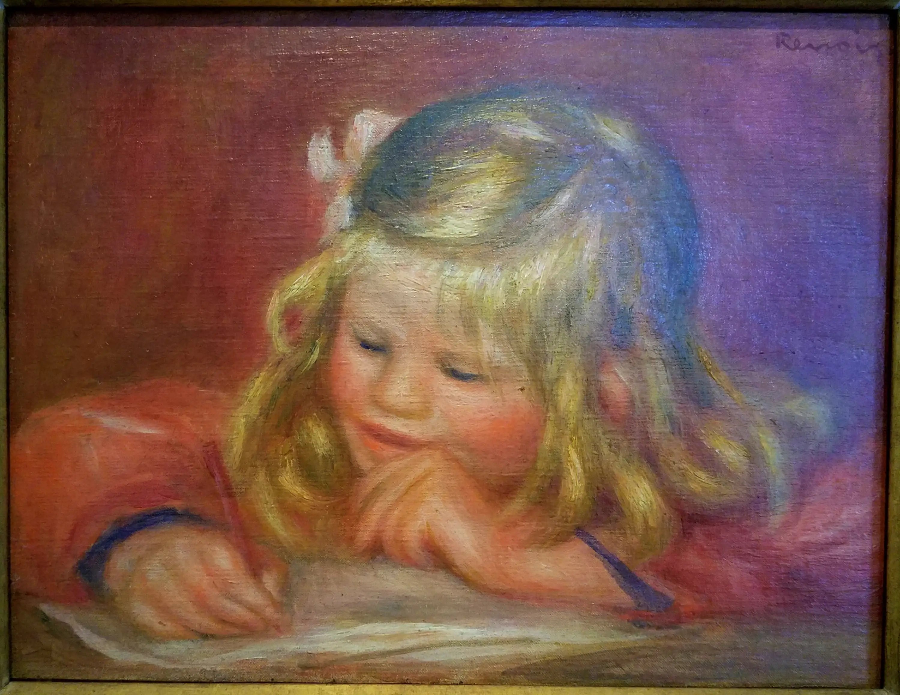 Reproduction du tableau « Coco - Pierre-Auguste Renoir » par Alpha Reproduction en peinture à l’huile