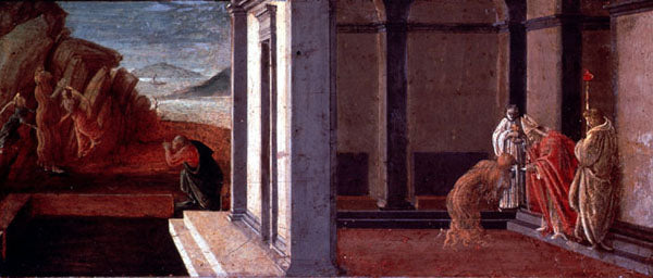 De siste øyeblikkene til hellige Maria Magdalena - Sandro Botticelli