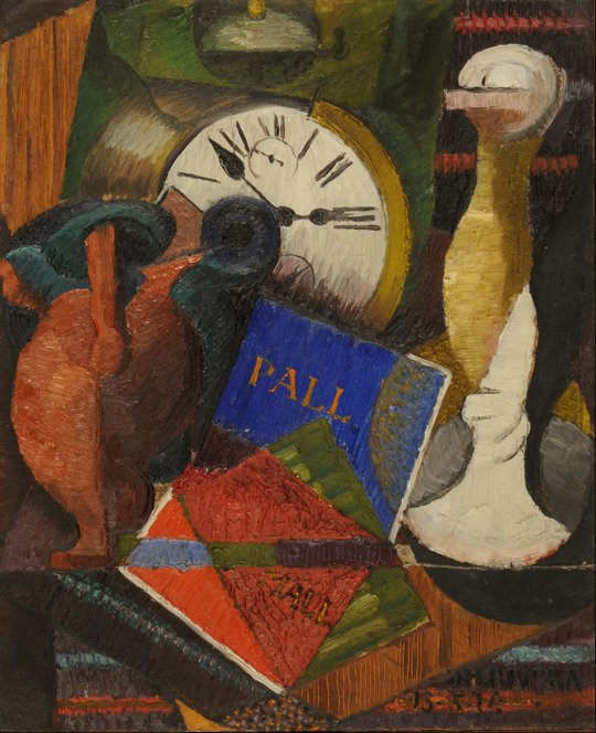 Composition avec horloge - Diego Rivera