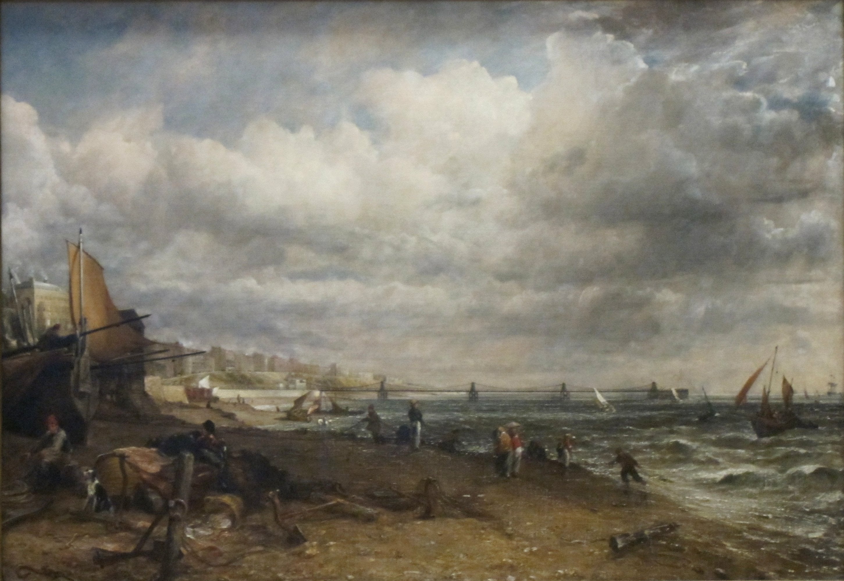 La jetée de la chaîne, Brighton - John Constable