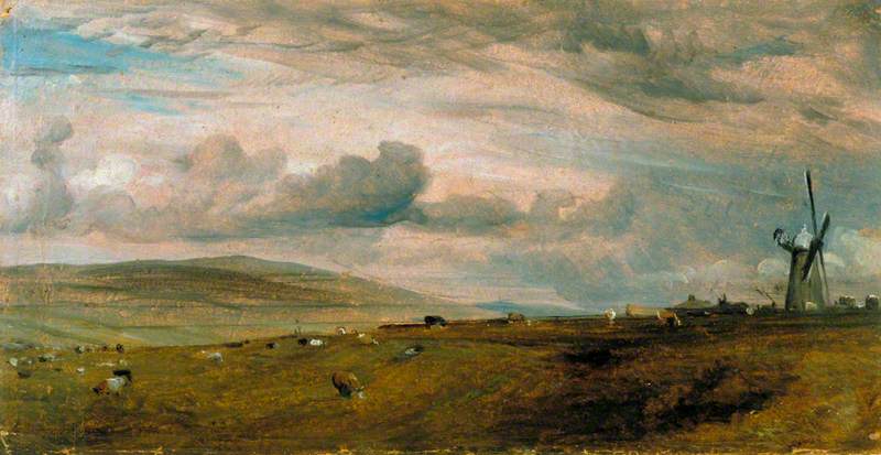 Un moulin à vent près de Brighton - John Constable