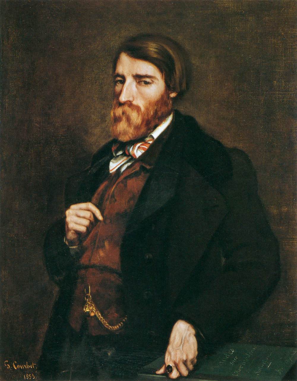 Portrait d'Alfred Bruyas - Gustave Courbet