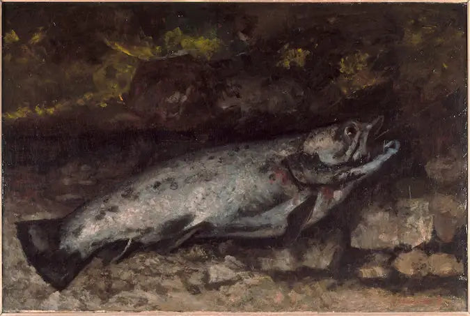 La Truite - Gustave Courbet - Alpha Reproduction